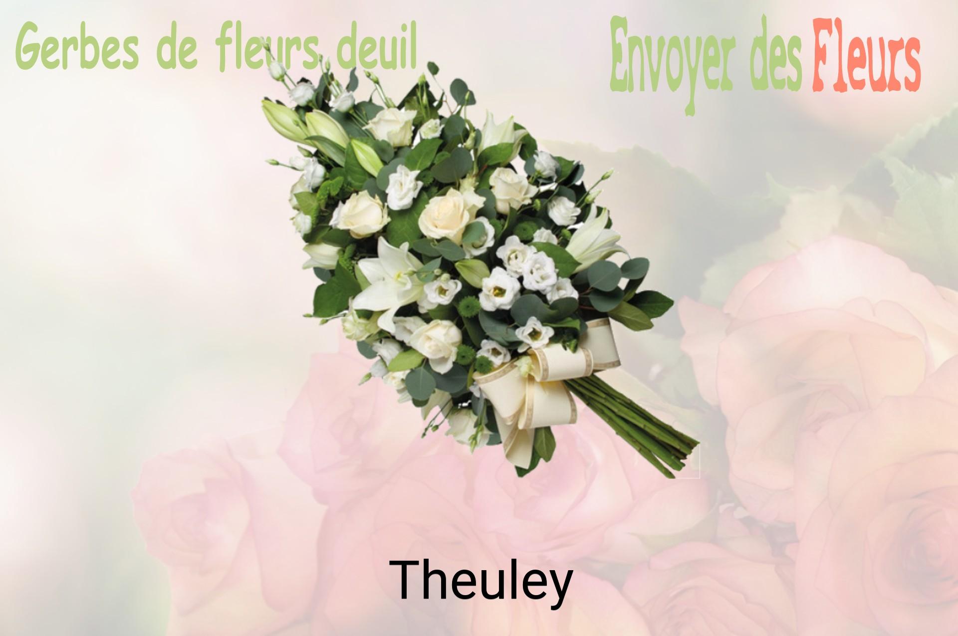 Gerbe de fleurs de deuil livrée à Theuley
